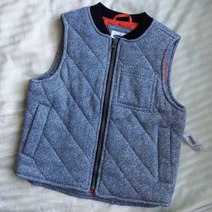 NWT Boys Old Navy Quilted Herringbone Vest